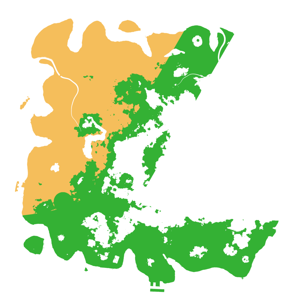 Biome Rust Map: Procedural Map, Size: 4300, Seed: 89217732