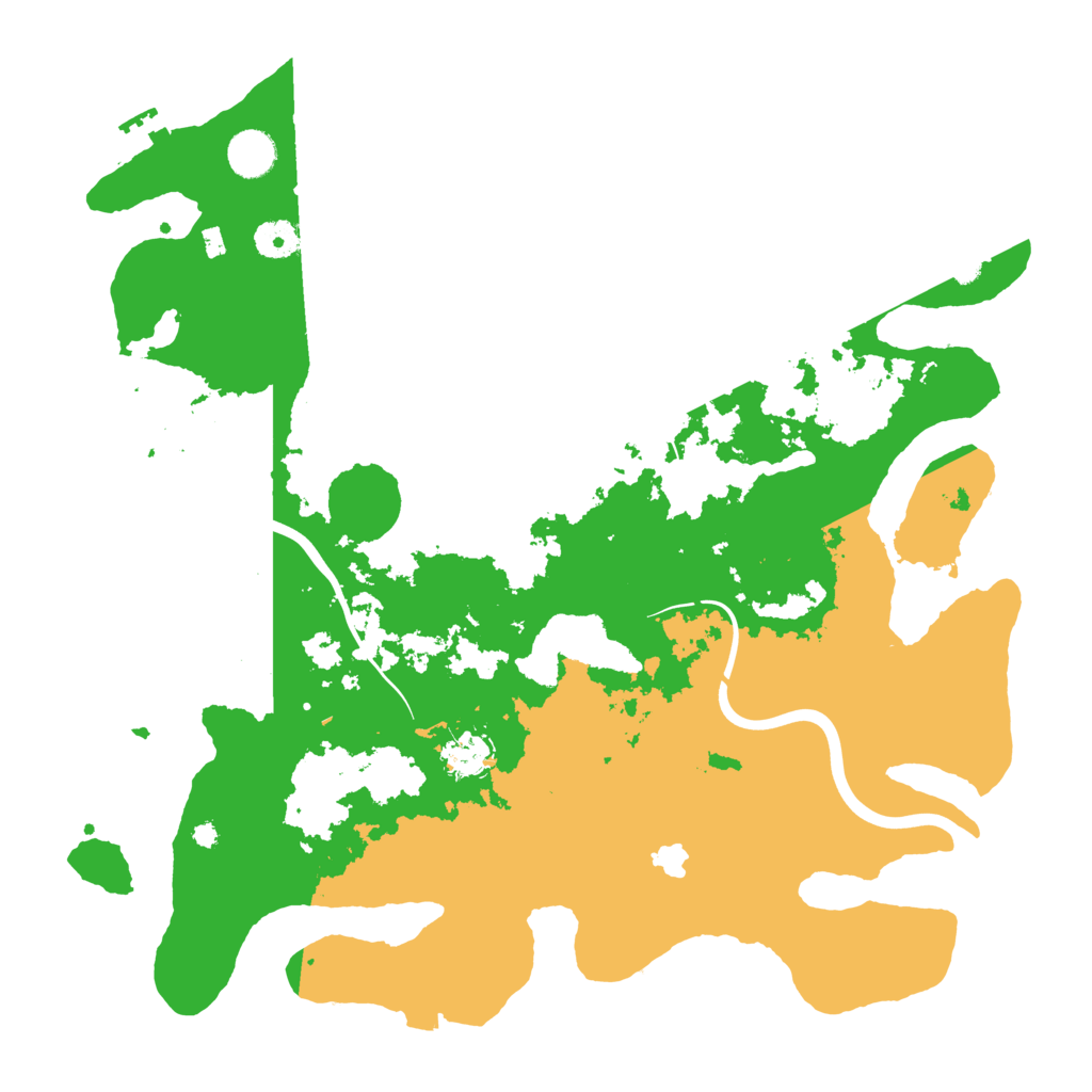 Biome Rust Map: Procedural Map, Size: 4000, Seed: 97501233