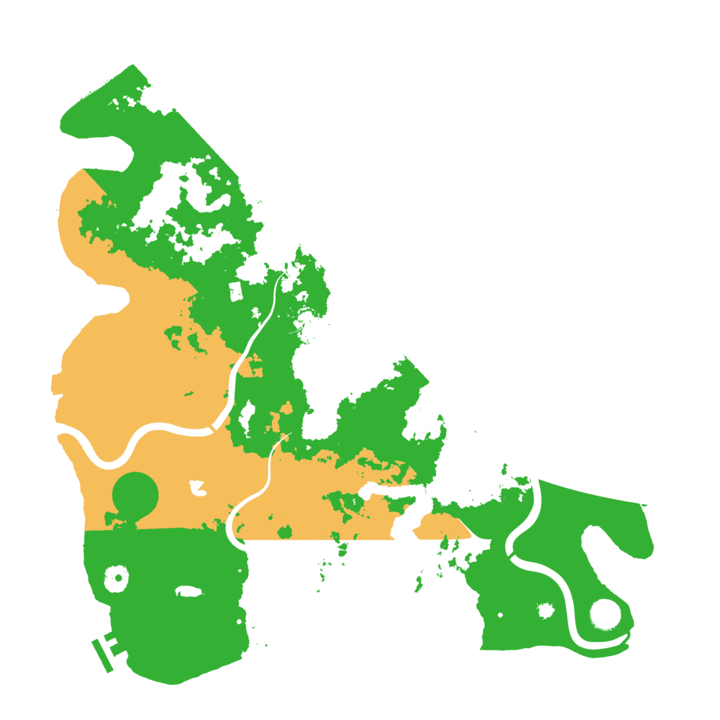 Biome Rust Map: Procedural Map, Size: 4100, Seed: 35969307