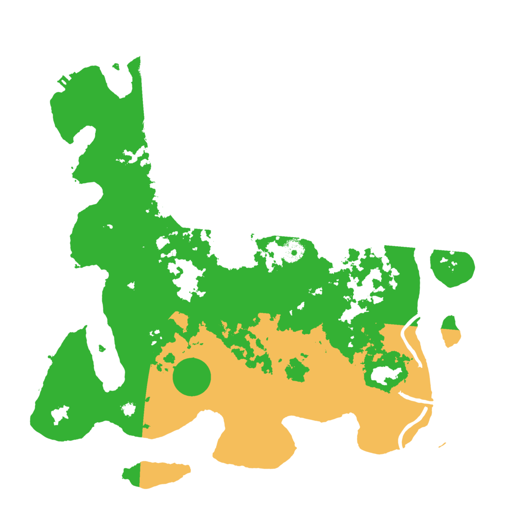 Biome Rust Map: Procedural Map, Size: 3600, Seed: 93309331