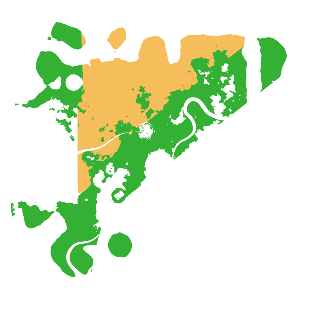 Biome Rust Map: Procedural Map, Size: 3500, Seed: 1443082875