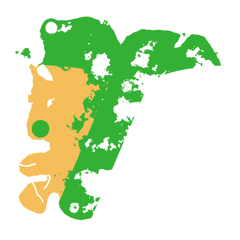 Biome Rust Map: Procedural Map, Size: 3600, Seed: 2705990