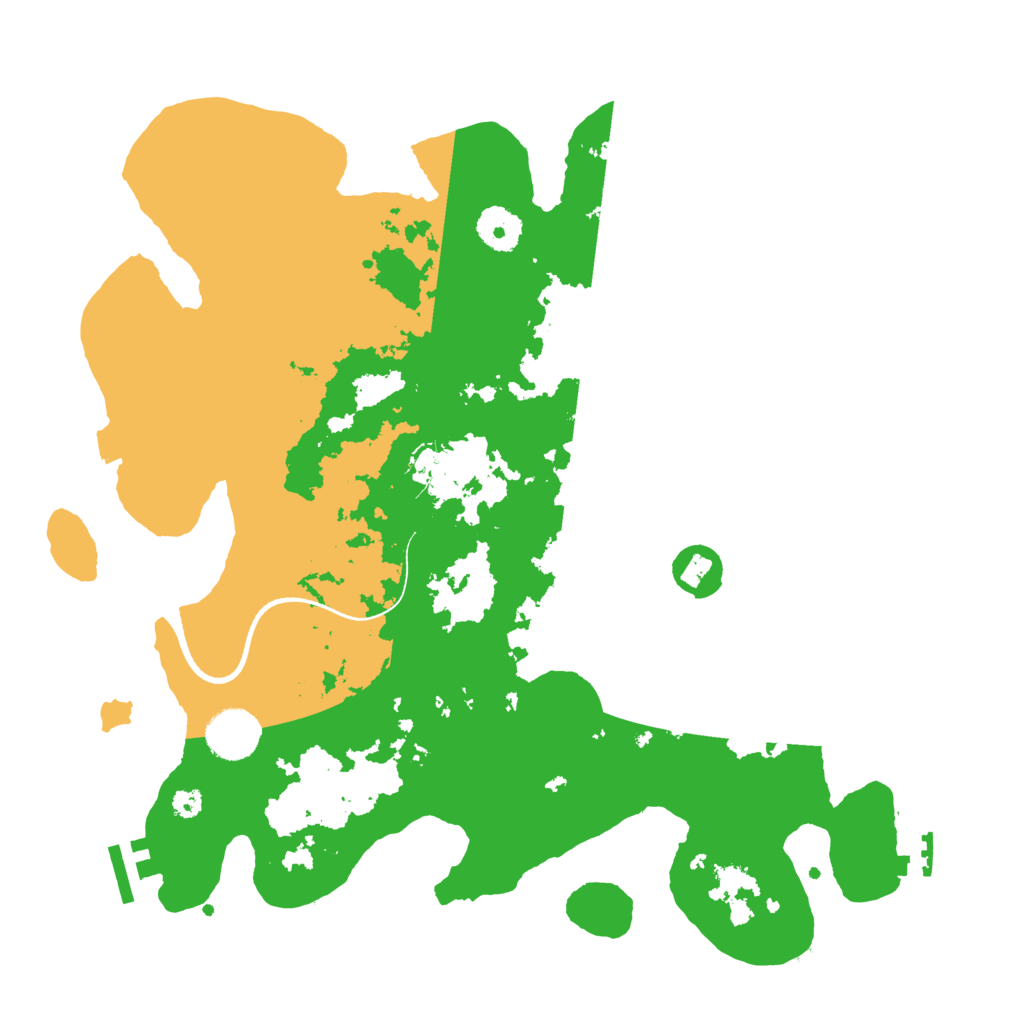 Biome Rust Map: Procedural Map, Size: 3500, Seed: 31659642