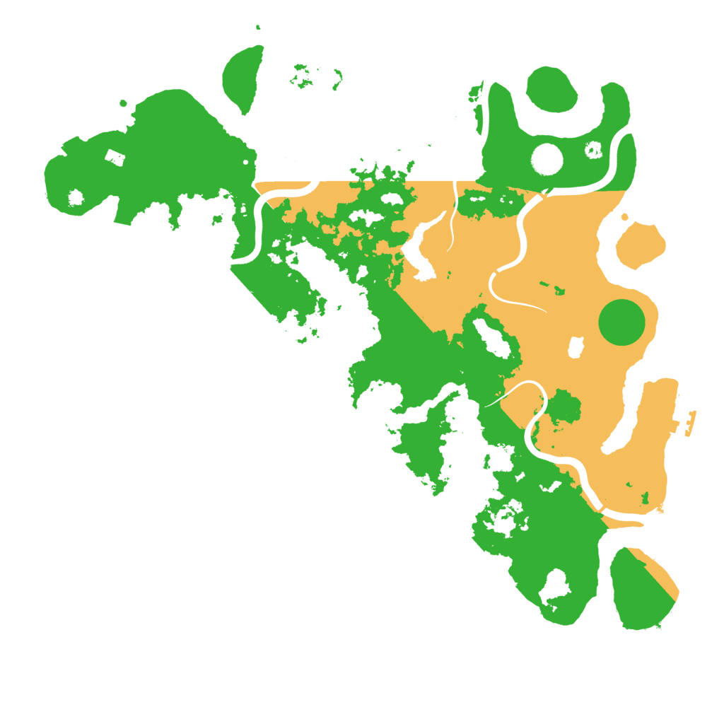 Biome Rust Map: Procedural Map, Size: 4100, Seed: 55582312