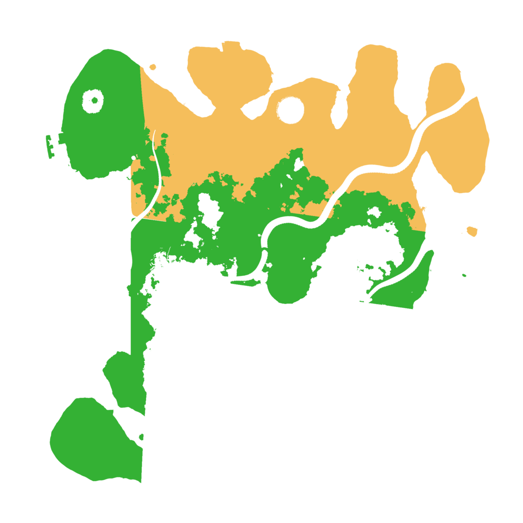 Biome Rust Map: Procedural Map, Size: 3400, Seed: 83757139