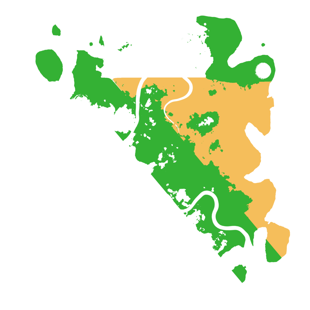 Biome Rust Map: Procedural Map, Size: 3500, Seed: 1917805897
