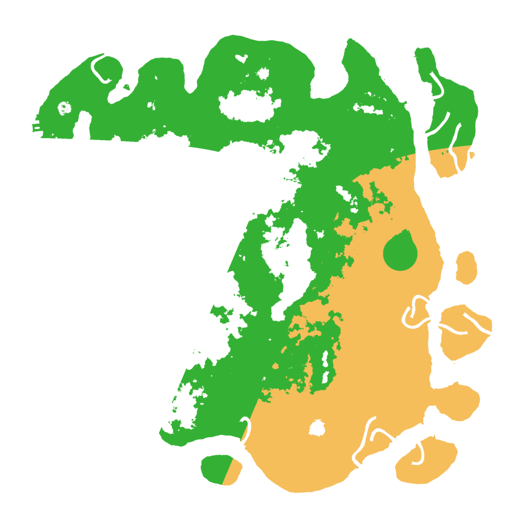 Biome Rust Map: Procedural Map, Size: 4000, Seed: 84589492
