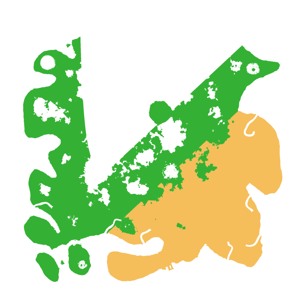 Biome Rust Map: Procedural Map, Size: 3700, Seed: 89354892