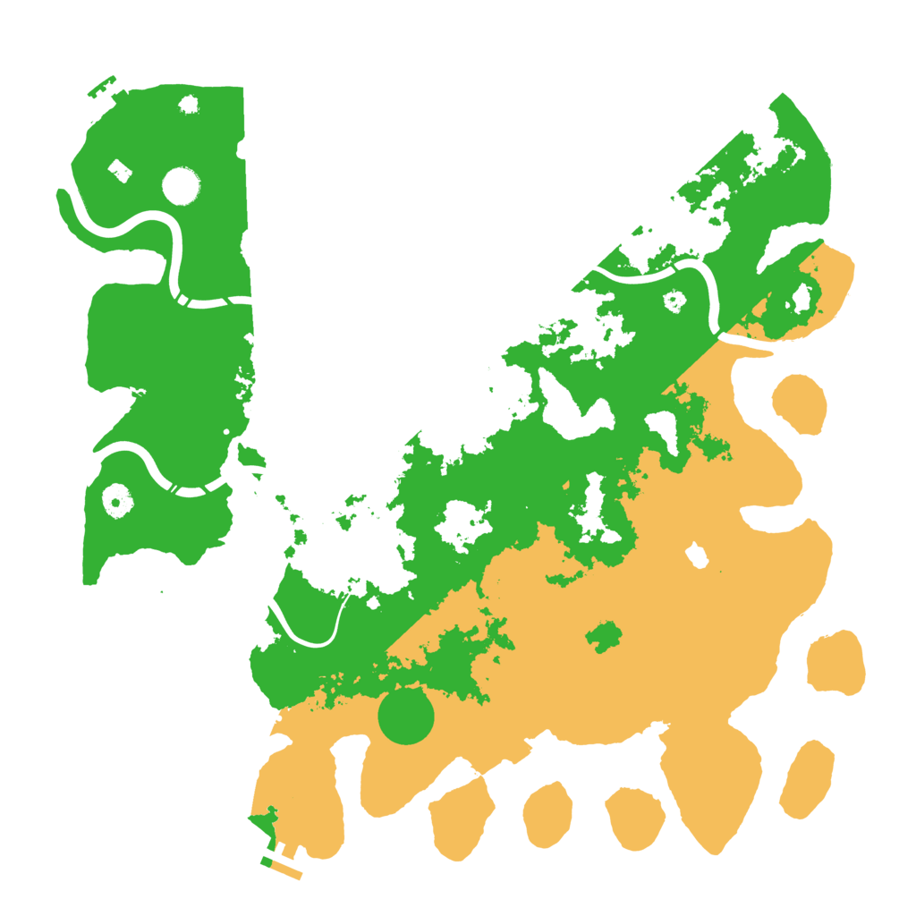 Biome Rust Map: Procedural Map, Size: 4300, Seed: 74111283