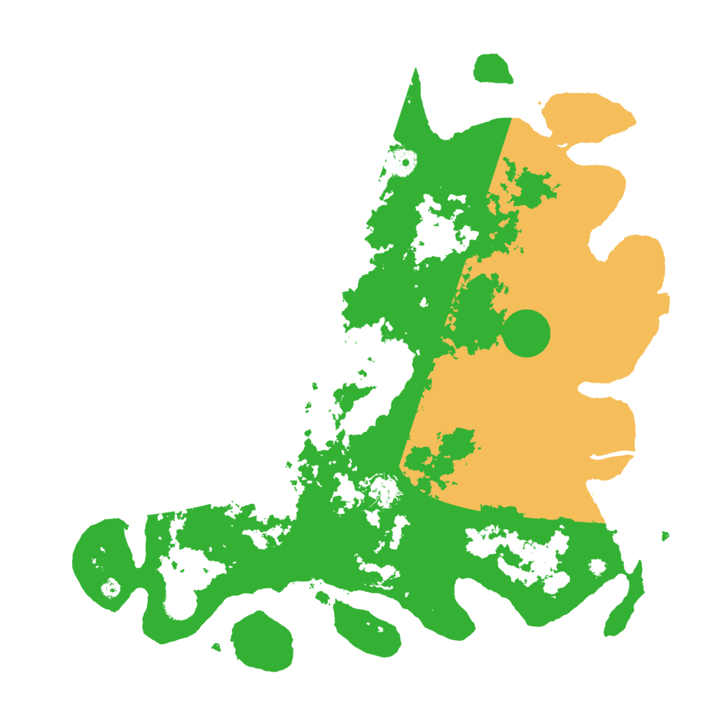Biome Rust Map: Procedural Map, Size: 3950, Seed: 77966205