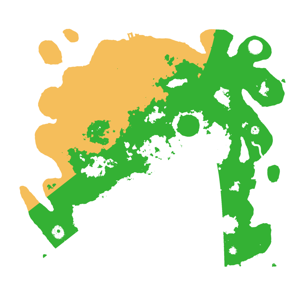 Biome Rust Map: Procedural Map, Size: 3700, Seed: 357295