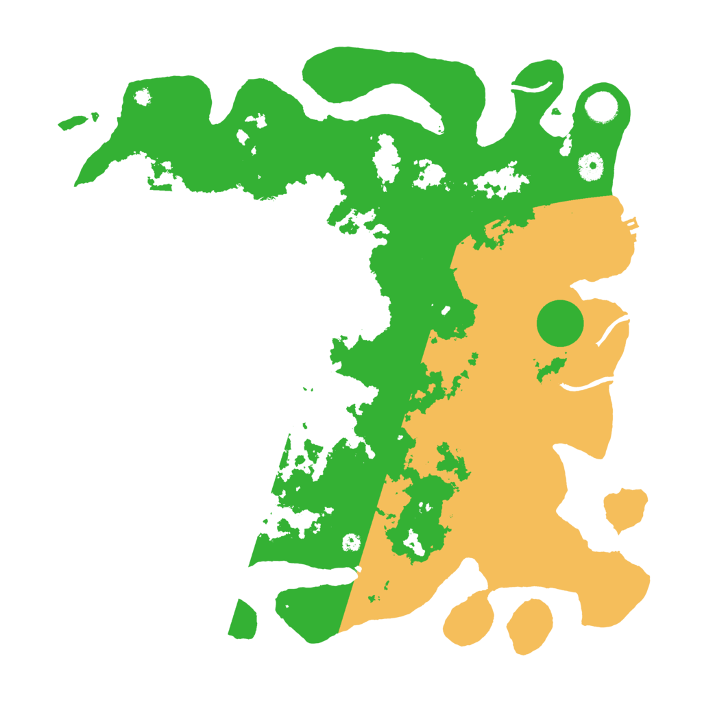 Biome Rust Map: Procedural Map, Size: 3950, Seed: 30748663