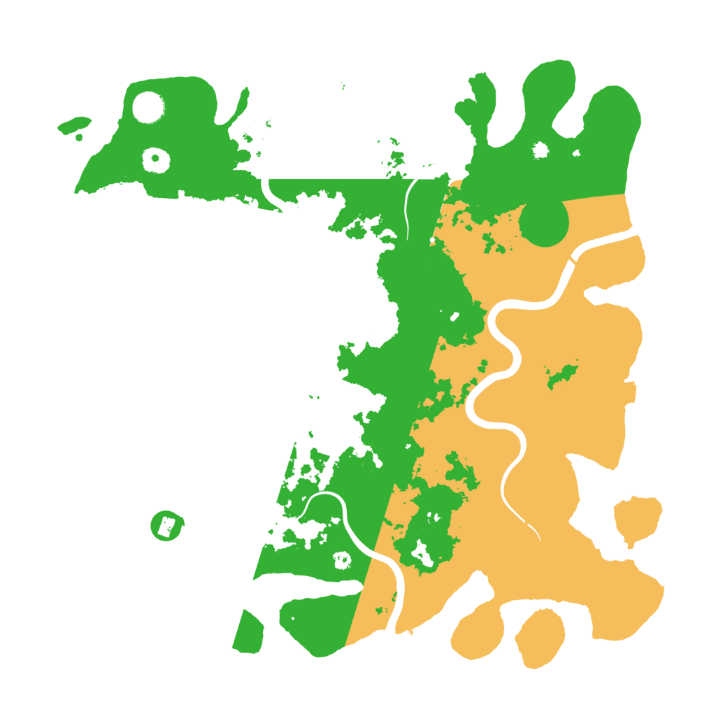 Biome Rust Map: Procedural Map, Size: 3950, Seed: 30748663