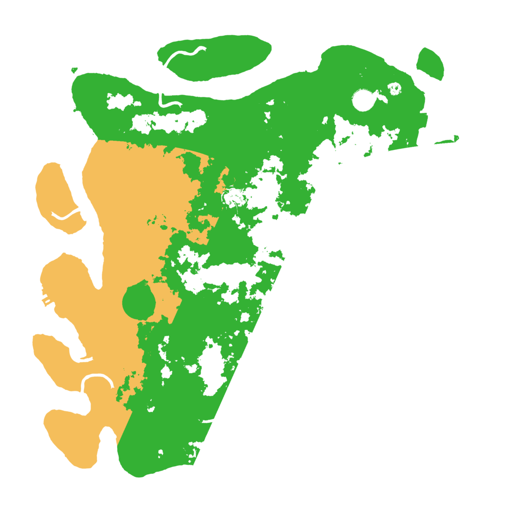 Biome Rust Map: Procedural Map, Size: 4100, Seed: 7025957