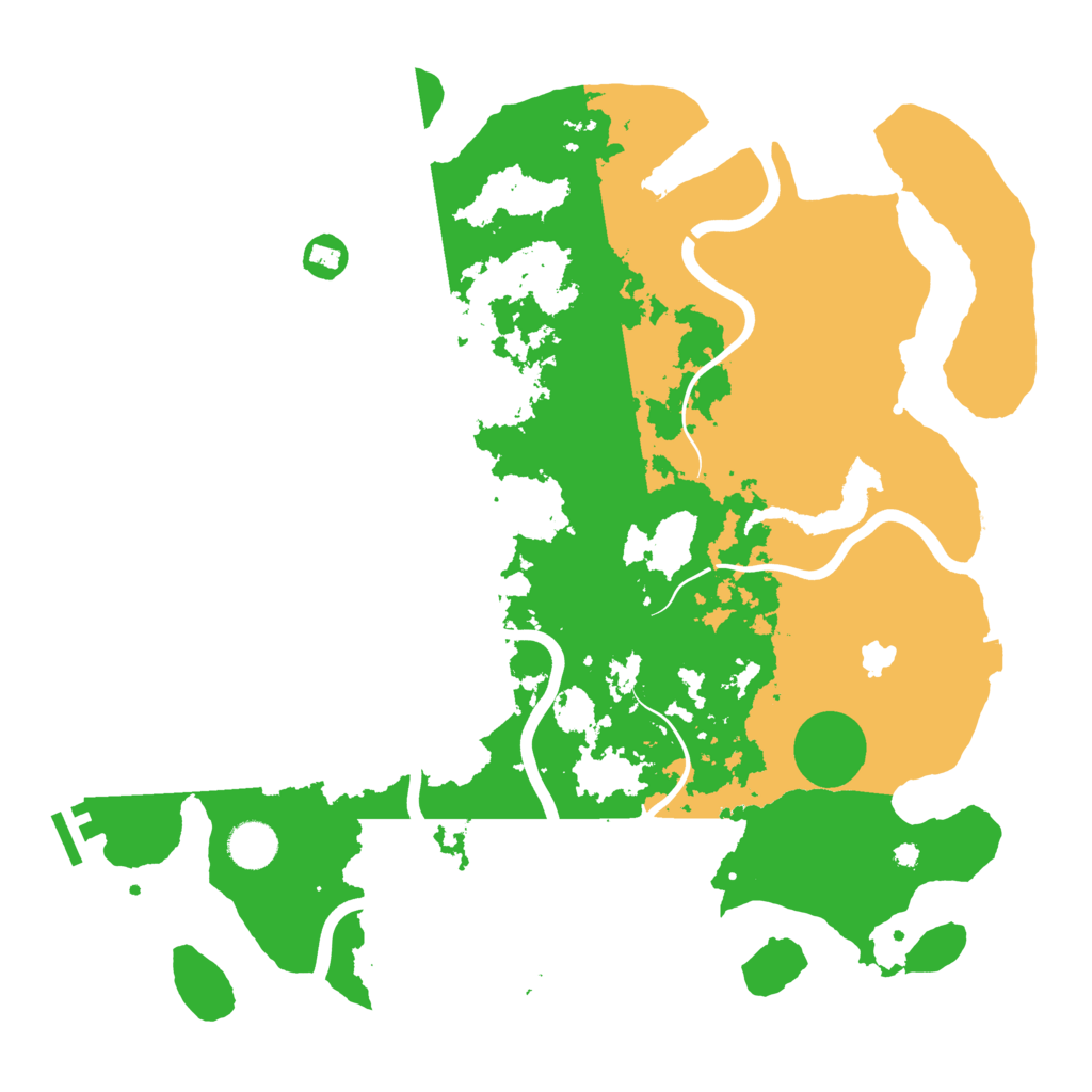 Biome Rust Map: Procedural Map, Size: 4000, Seed: 55206733