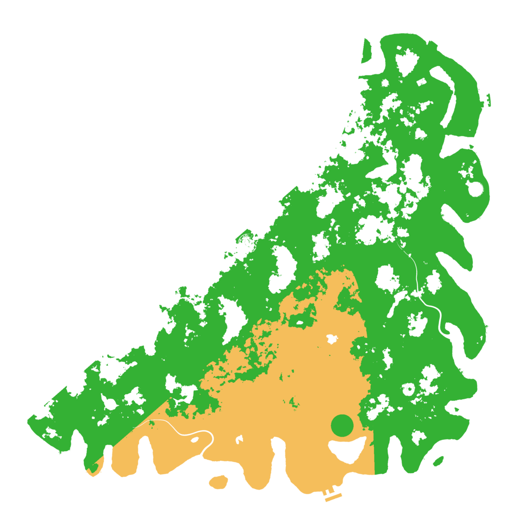 Biome Rust Map: Procedural Map, Size: 6000, Seed: 6283464