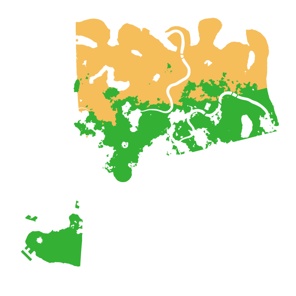 Biome Rust Map: Procedural Map, Size: 4500, Seed: 17756652