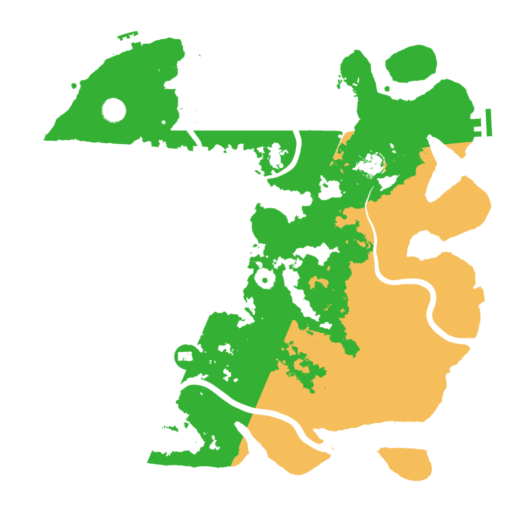 Biome Rust Map: Procedural Map, Size: 3850, Seed: 49521712
