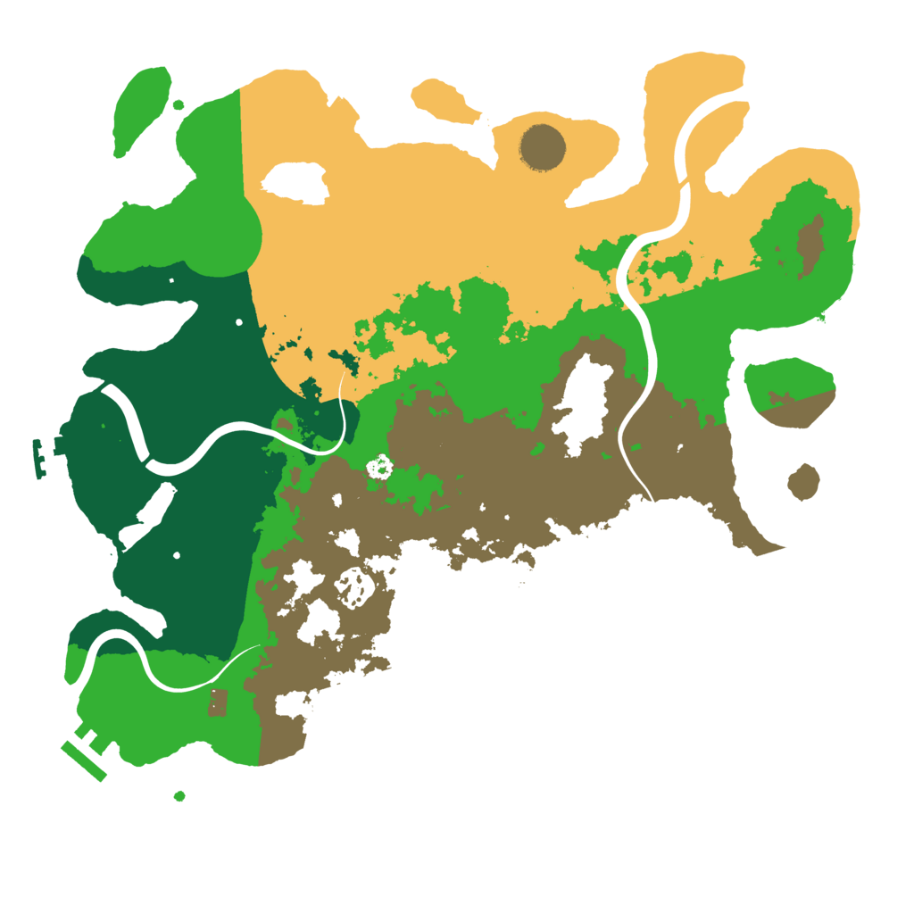 Biome Rust Map: Procedural Map, Size: 3500, Seed: 2108718334