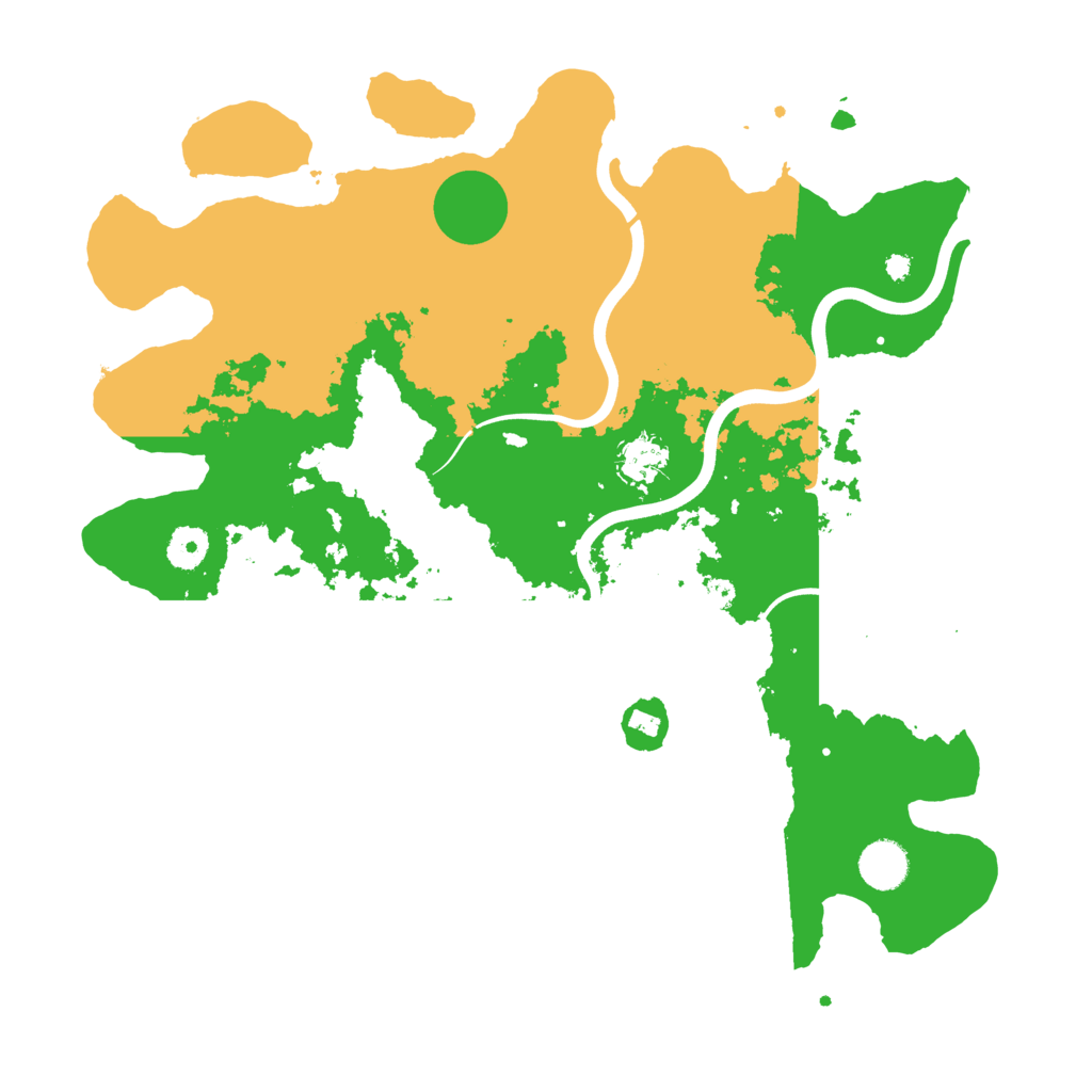 Biome Rust Map: Procedural Map, Size: 3900, Seed: 1623988