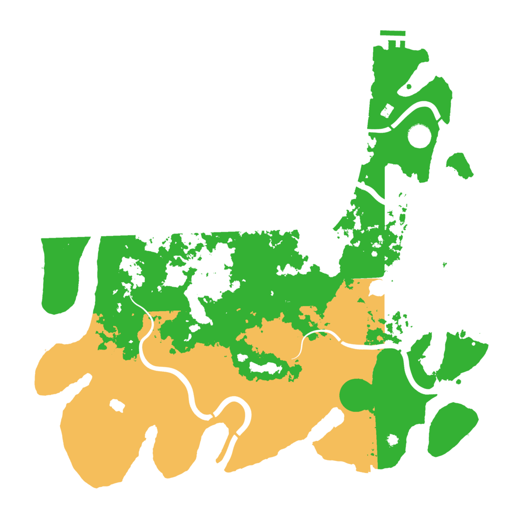 Biome Rust Map: Procedural Map, Size: 4100, Seed: 61861132