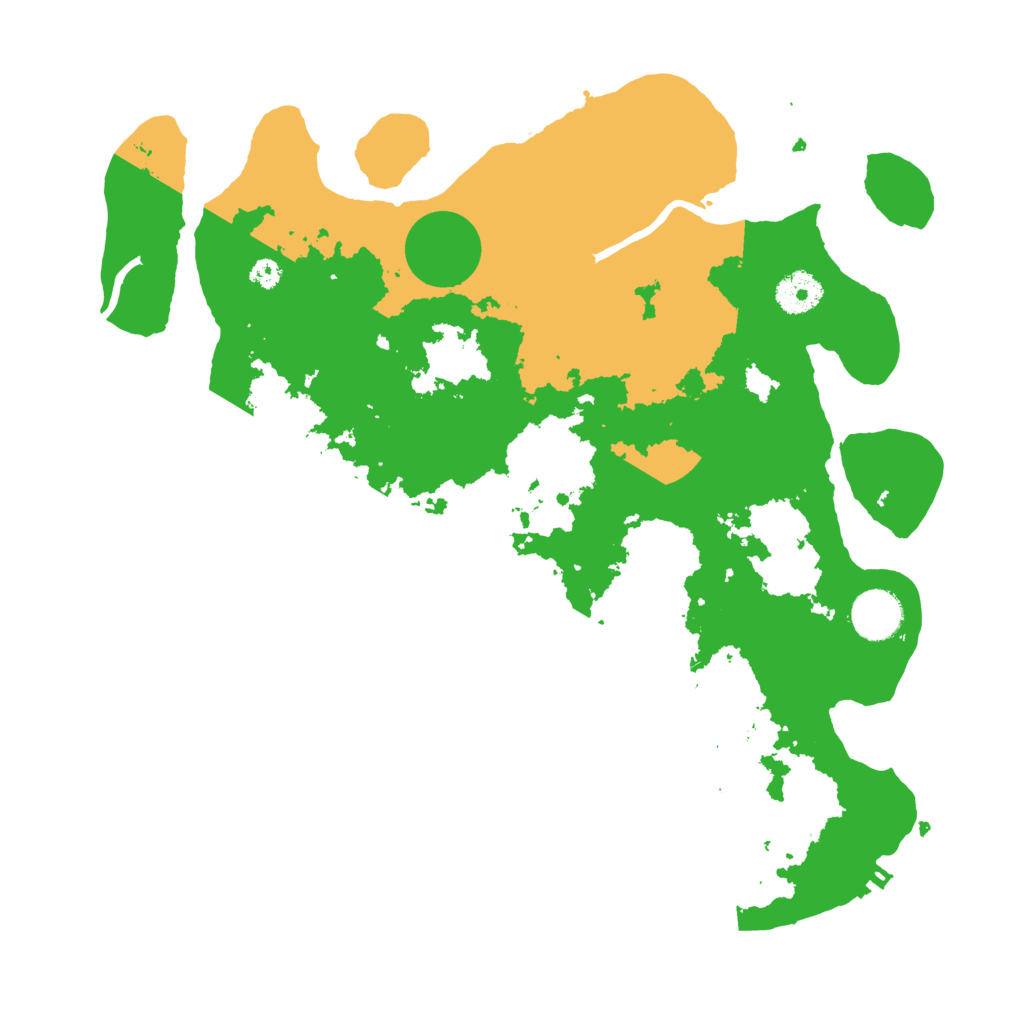 Biome Rust Map: Procedural Map, Size: 3550, Seed: 15187285