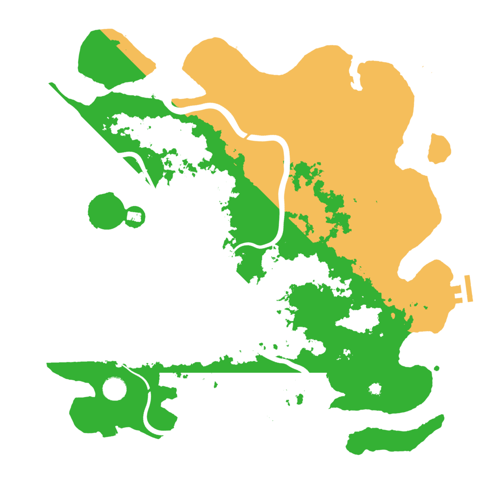 Biome Rust Map: Procedural Map, Size: 3750, Seed: 32791426