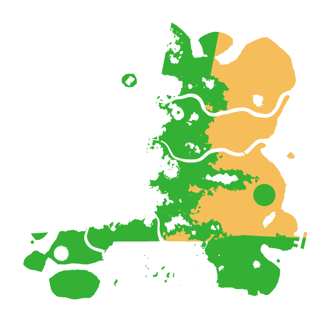 Biome Rust Map: Procedural Map, Size: 3850, Seed: 17361723