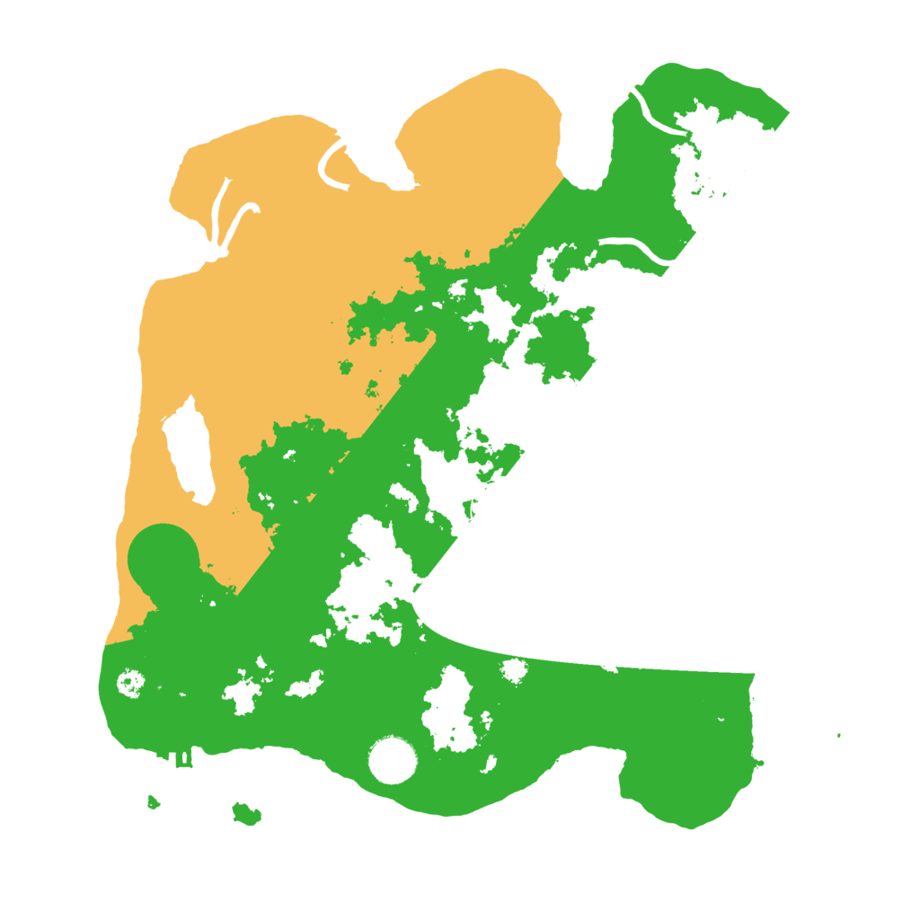Biome Rust Map: Procedural Map, Size: 3400, Seed: 77158826