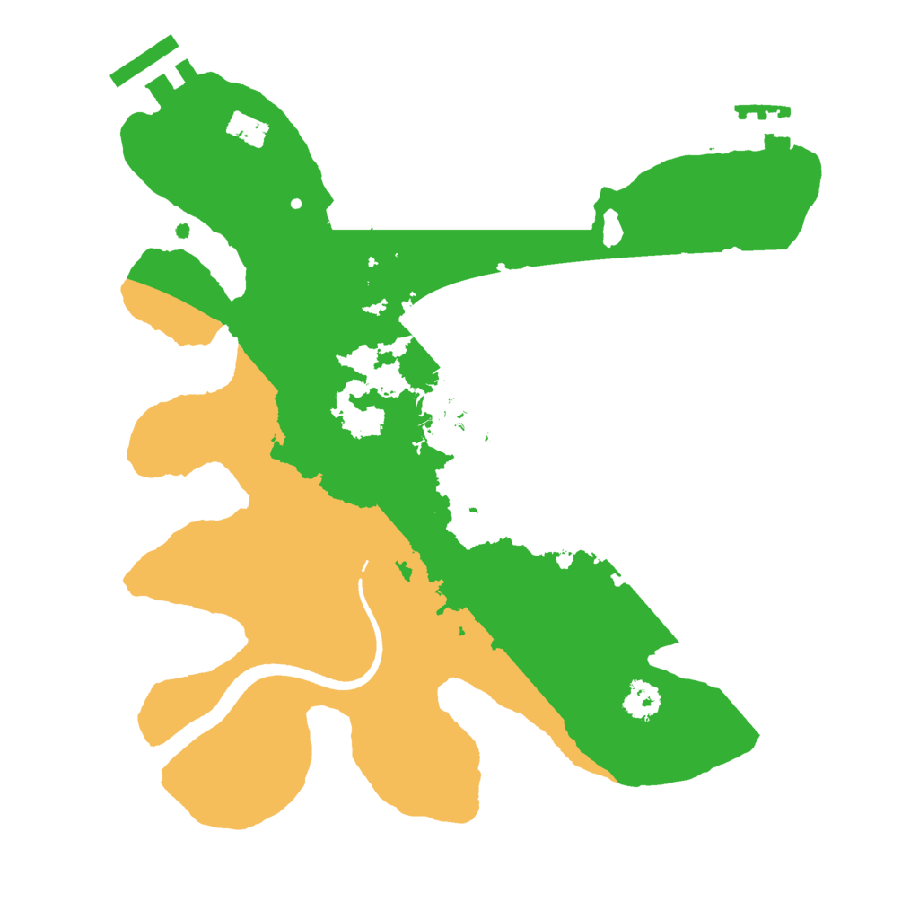 Biome Rust Map: Procedural Map, Size: 2500, Seed: 1715784456