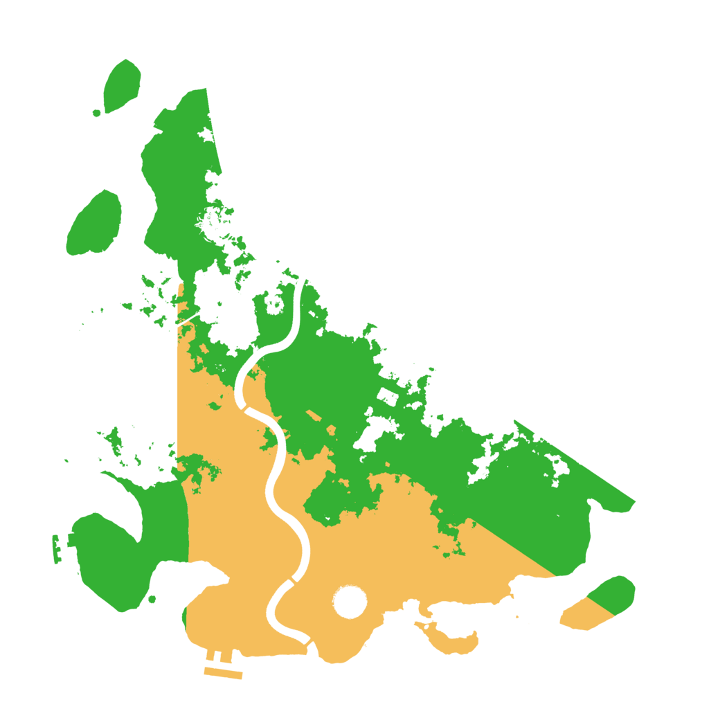 Biome Rust Map: Procedural Map, Size: 3750, Seed: 106575185