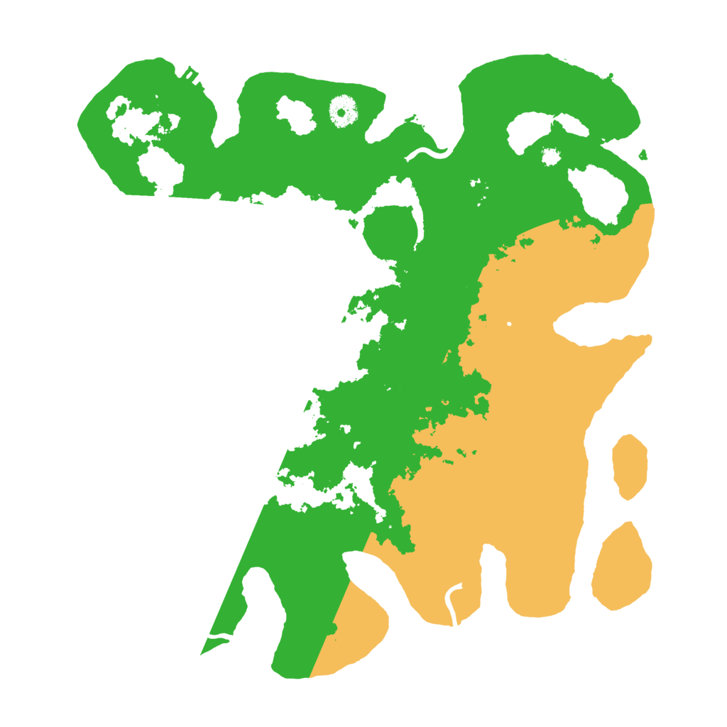 Biome Rust Map: Procedural Map, Size: 3600, Seed: 71651170