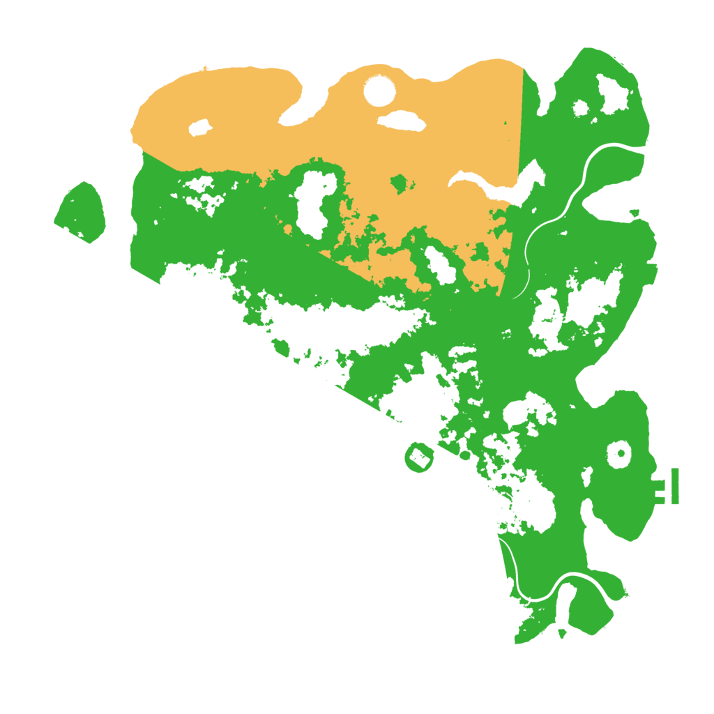 Biome Rust Map: Procedural Map, Size: 4000, Seed: 34244998