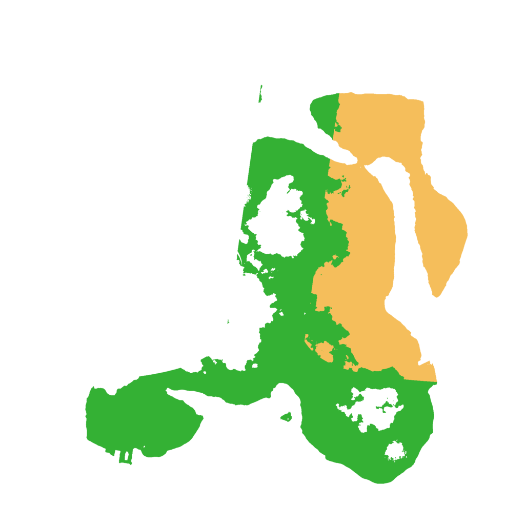 Biome Rust Map: Procedural Map, Size: 2500, Seed: 1505646430