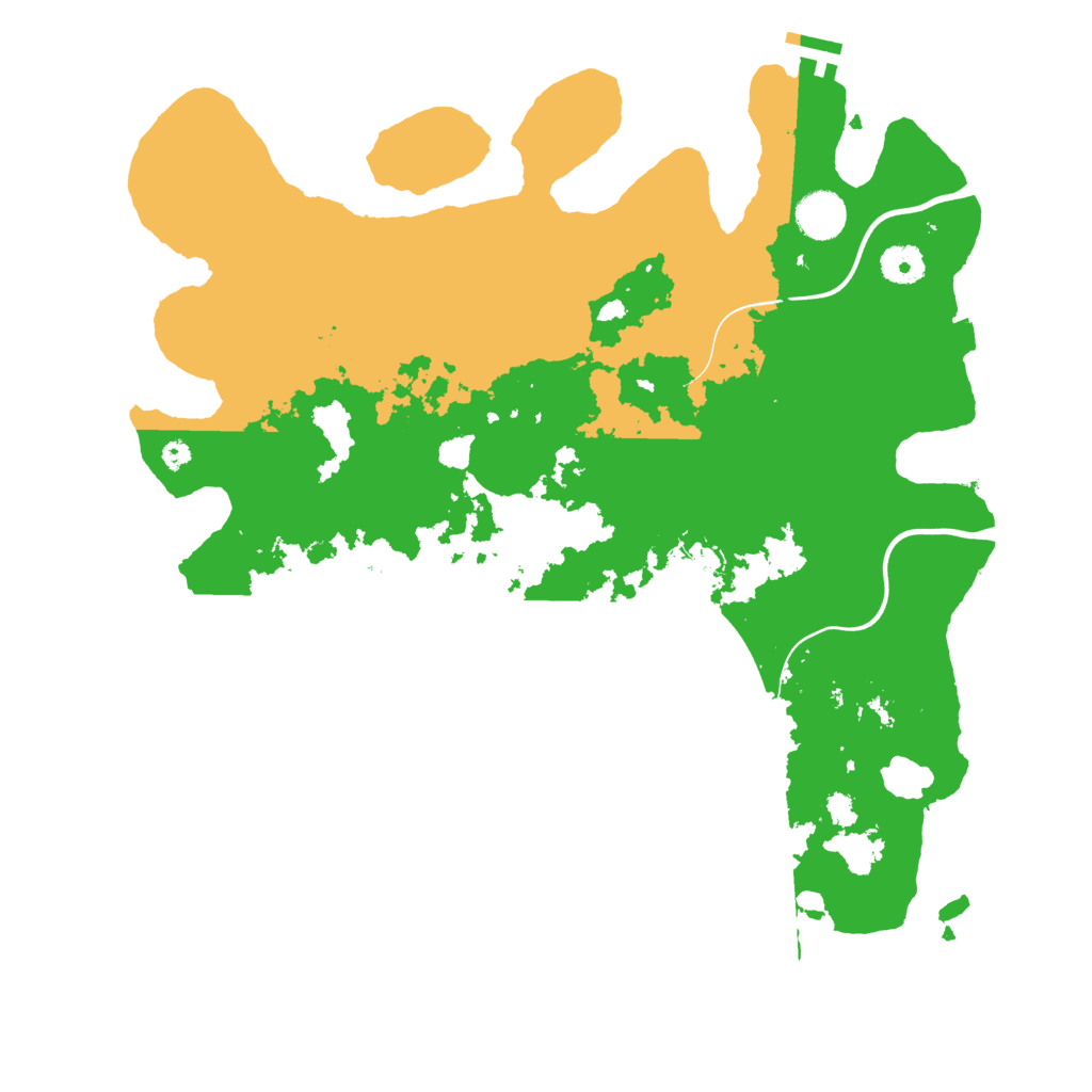 Biome Rust Map: Procedural Map, Size: 3900, Seed: 56380082