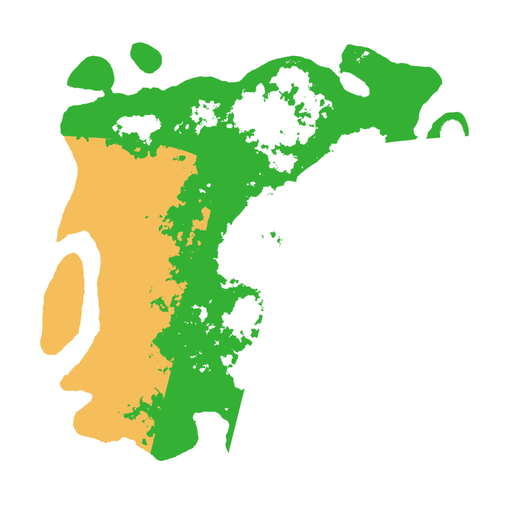 Biome Rust Map: Barren, Size: 3950, Seed: 54425379