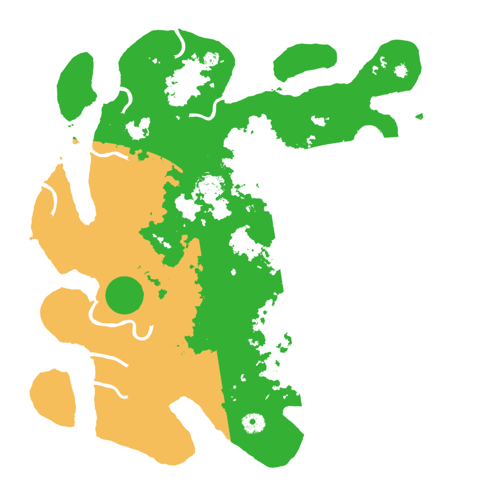 Biome Rust Map: Procedural Map, Size: 3500, Seed: 338272539