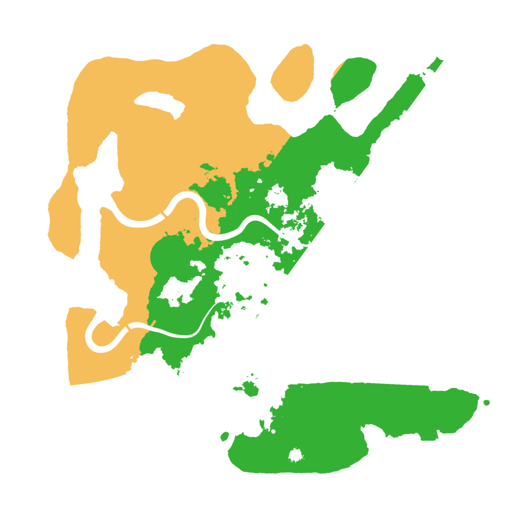 Biome Rust Map: Procedural Map, Size: 3500, Seed: 1902640545
