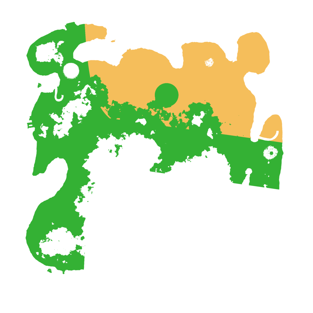 Biome Rust Map: Procedural Map, Size: 3500, Seed: 888141454