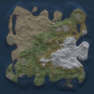 Thumbnail Rust Map: Procedural Map, Size: 3750, Seed: 926400786, 18 Monuments