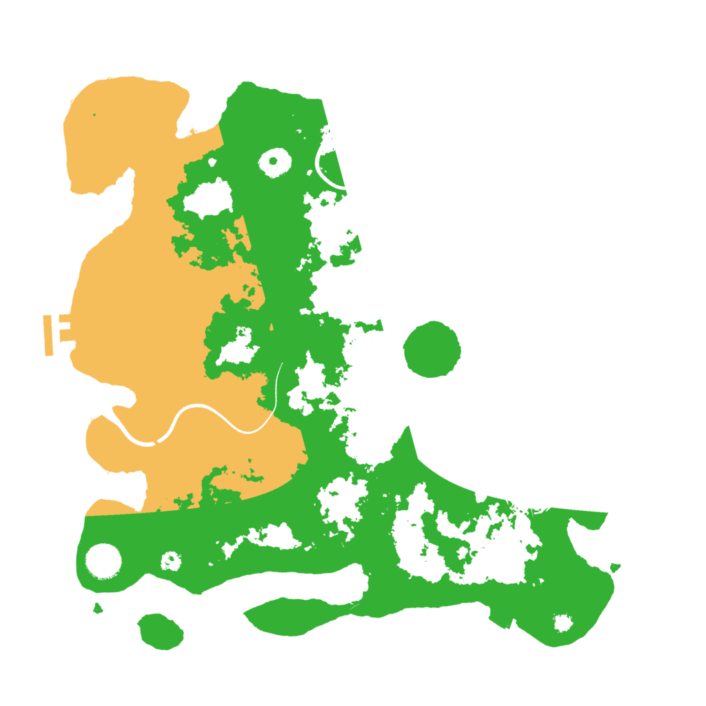 Biome Rust Map: Procedural Map, Size: 3500, Seed: 725277283