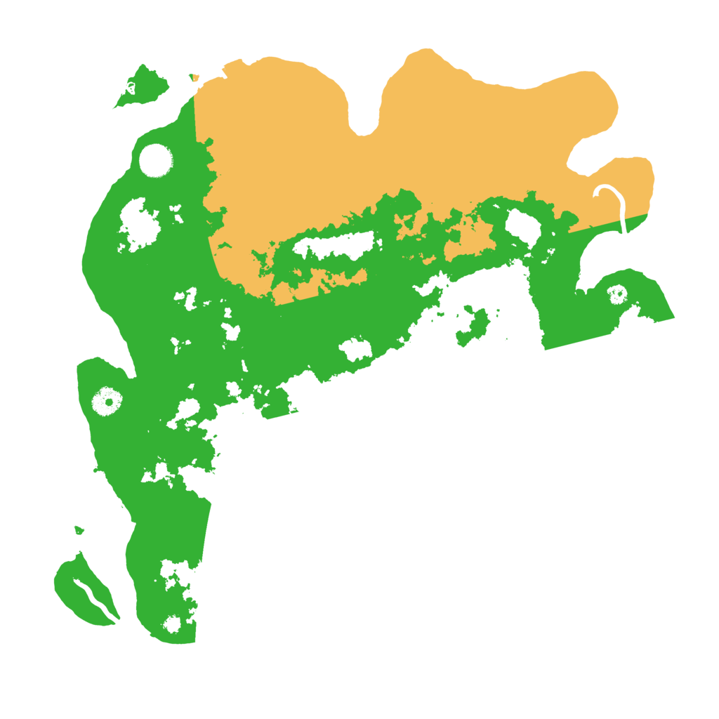 Biome Rust Map: Procedural Map, Size: 3800, Seed: 48080455