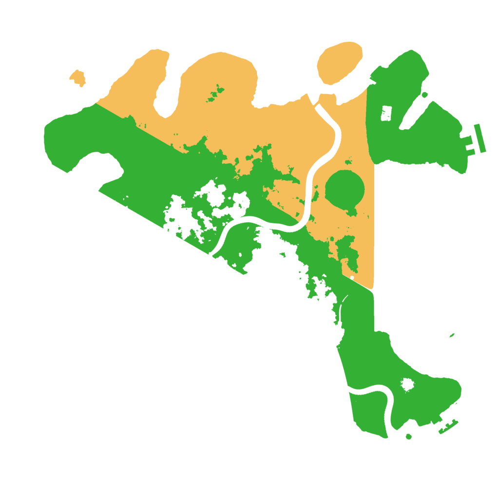 Biome Rust Map: Procedural Map, Size: 3500, Seed: 47431724
