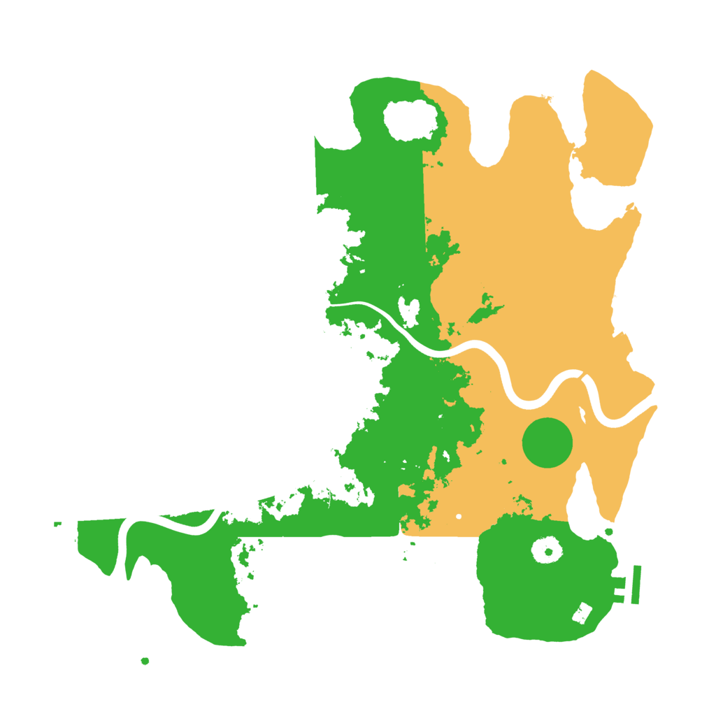 Biome Rust Map: Procedural Map, Size: 3750, Seed: 91362253