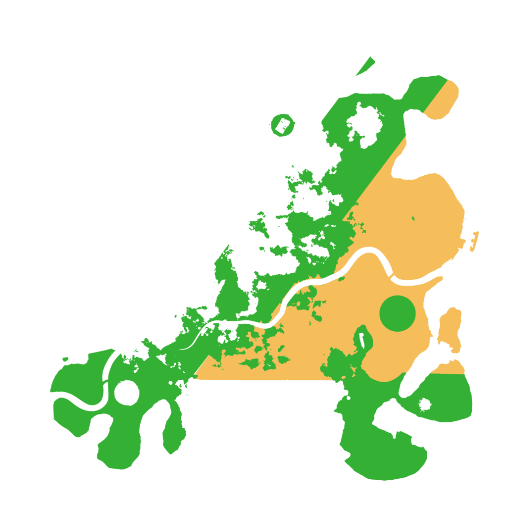 Biome Rust Map: Procedural Map, Size: 3700, Seed: 939134300