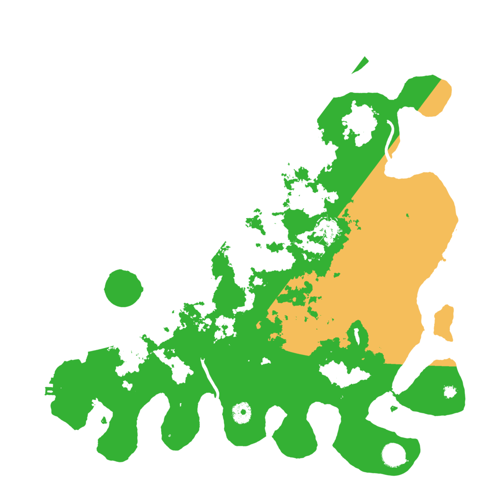 Biome Rust Map: Procedural Map, Size: 3700, Seed: 939134300