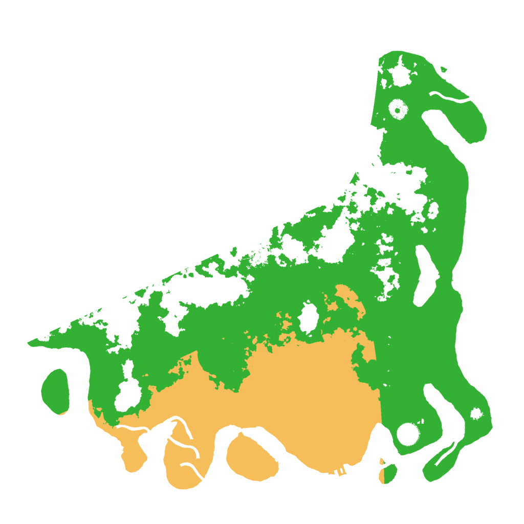 Biome Rust Map: Procedural Map, Size: 4100, Seed: 50392225