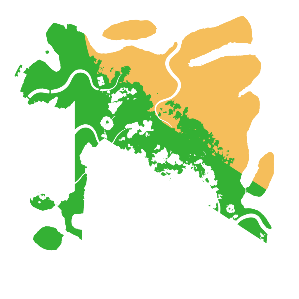 Biome Rust Map: Procedural Map, Size: 3500, Seed: 1809764012