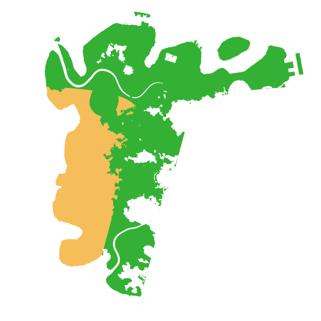 Biome Rust Map: Procedural Map, Size: 3000, Seed: 2143