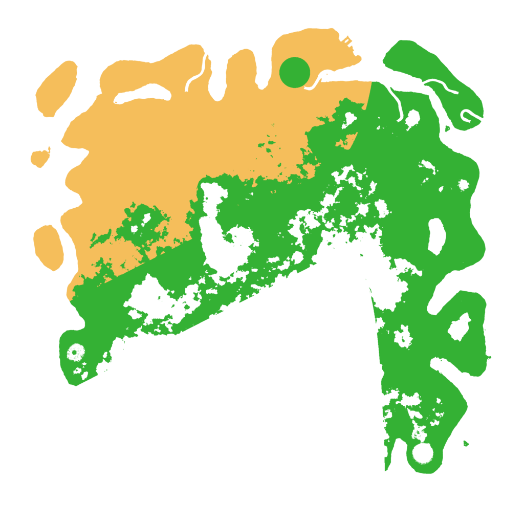 Biome Rust Map: Procedural Map, Size: 4500, Seed: 85896989